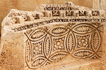 Relief, Palmyra historic site / Palmyra is an ancient Semitic city, Syria.