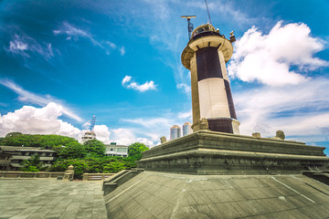 The colombo light house monument