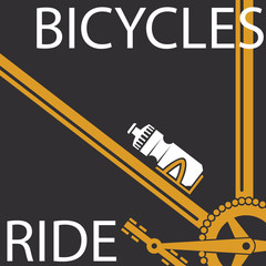 banner of sport bicycles ride
