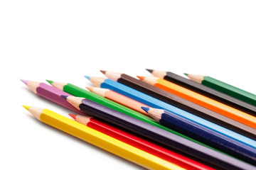 Group of colored pencils
