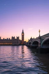 Zelfklevend Fotobehang Westminster river portrait © oliverhuitson