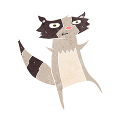 cartoon raccoon