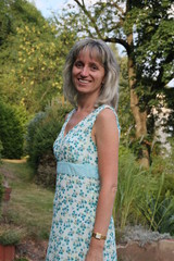 Frau im Garten