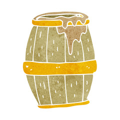 cartoon beer barrel