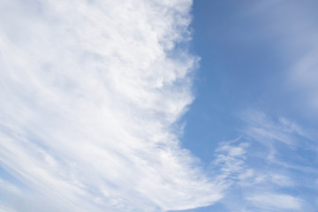 Beauty sky with clouds.