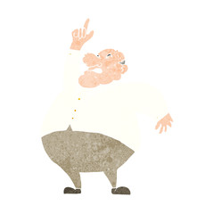 cartoon big fat boss
