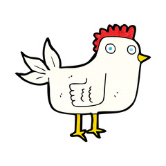 cartoon hen