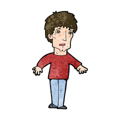 cartoon surprised man