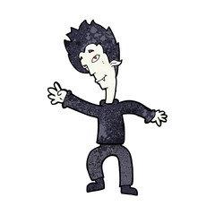 cartoon halloween vampire