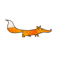 cartoon little fox