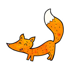 cartoon little fox