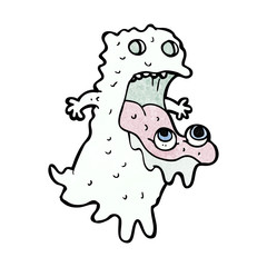 cartoon gross ghost