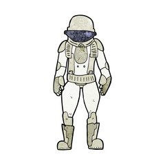 cartoon astronaut