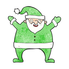 cartoon santa claus