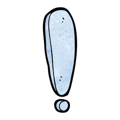 cartoon exclamation mark