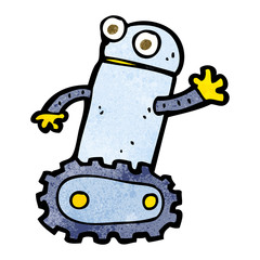 cartoon robot