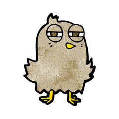 funny cartoon bird