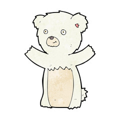 cartoon polar bear cub