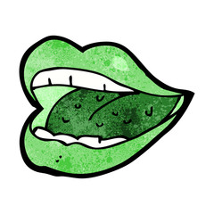 cartoon smiling halloween mouth