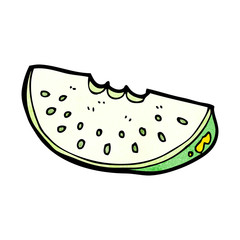 cartoon melon slice