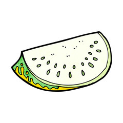 cartoon melon slice