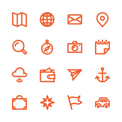 Fat Line Icons