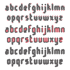 Double Line Modern Gothic Font