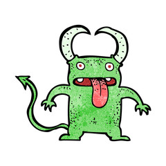 cartoon little devil