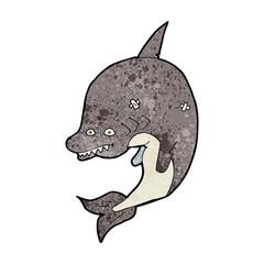 cartoon shark