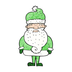 cartoon santa claus