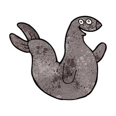 cartoon happy seal