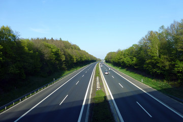 Fototapeta premium Autobahn A 3 bei Höchstadt