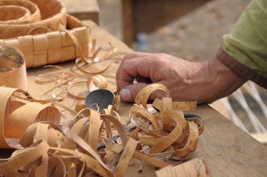 Hand of craftsman