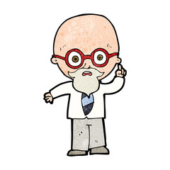 cartoon professor