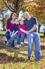 Fototapeta premium Happy family