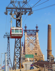 Fototapeta premium Roosevelt Island cable car
