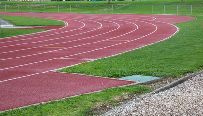 Bahn für Leichtathletik