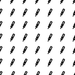 Marker pen seamless pattern. Vector