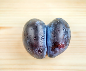 Ripe plum