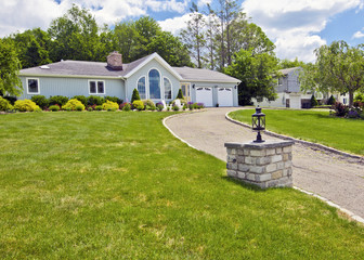 Suburban house exterior