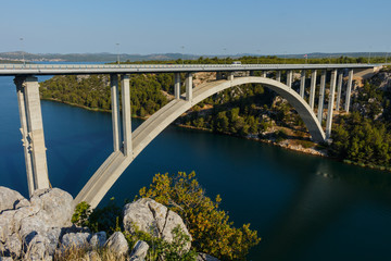 Fototapeta na wymiar Bridge in Croatia.