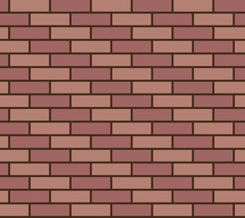Obraz premium Brick wall seamless texture vector