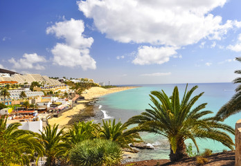 View on the Morro Jable. Jandia. Fuerteventura