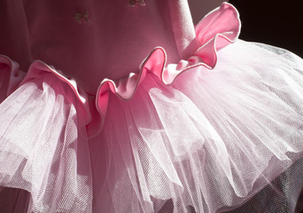 Background from pink skirts tutu