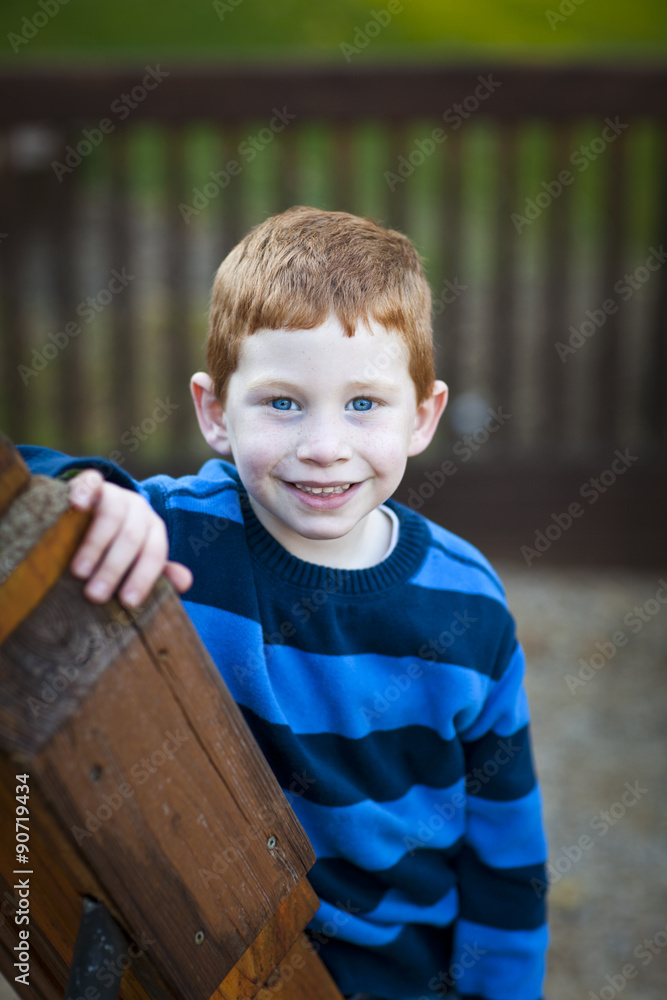 Wall mural handsome boy