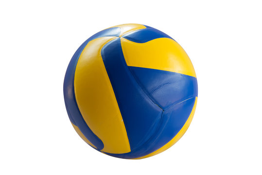 Volley-ball ball on a white background