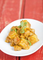 Curried potato