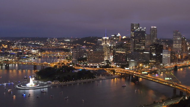 Pittsburgh Skyline Evening