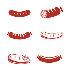 Fresh and delicious sausages bbq designs.