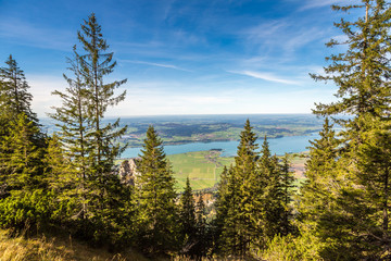 Alps and lakes in Germany